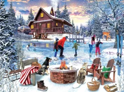 SunsOut - Legpuzzel - Fireside Skaters - 1000 stukjes