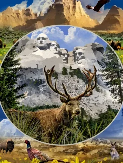 SunsOut - Legpuzzel - Mount Rushmore - 1000 stukjes