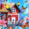SunsOut - Legpuzzel - Red Birdhouse - 1000 stukjes