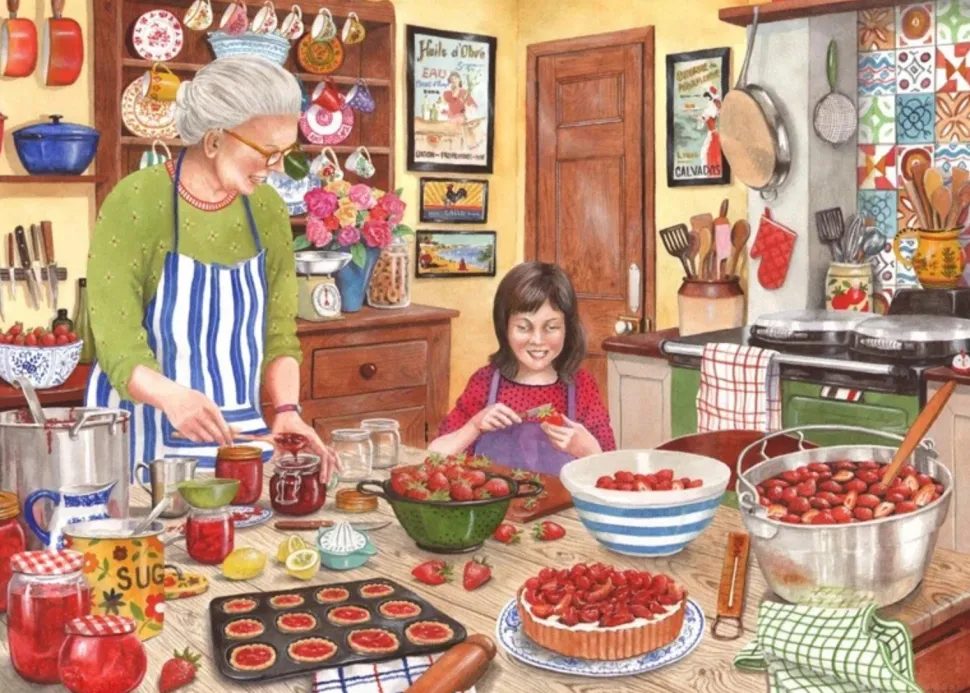 The House of Puzzles - Legpuzzel - Strawberry Jam - 250 XL stukjes