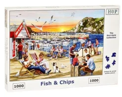 The House of Puzzles - Legpuzzel - Fish & Chips - 1000 stukjes