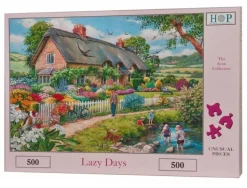 The House of Puzzles - Legpuzzel - Lazy Days - 500 stukjes