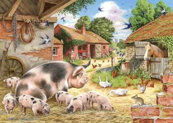 The House of Puzzles - Legpuzzel - Poppy's Piglets - 500 XL stukjes