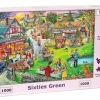 The House of Puzzles - Legpuzzel - Sixties Green - 1000 stukjes