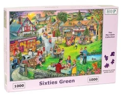 The House of Puzzles - Legpuzzel - Sixties Green - 1000 stukjes