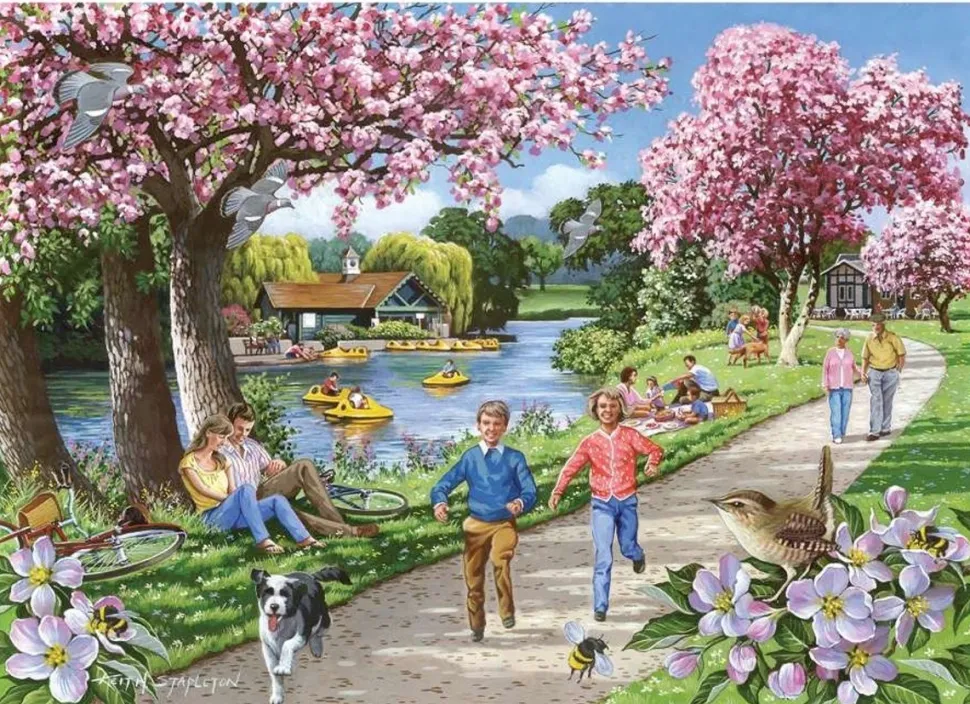 The House of Puzzles - Legpuzzel - Apple Blossom Time - 1000 stukjes