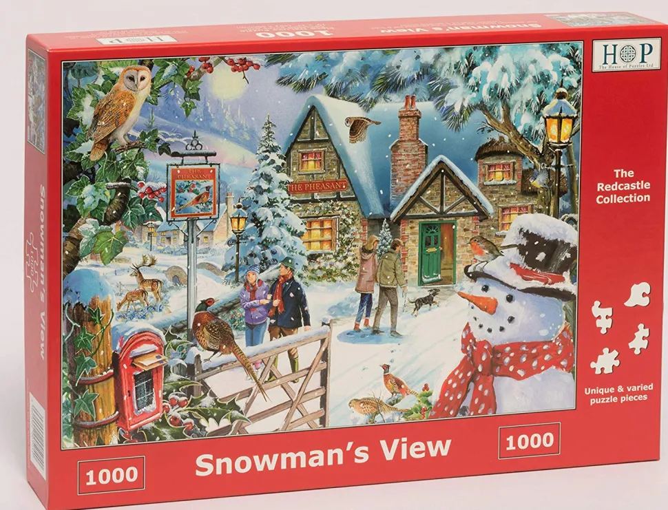 The House of Puzzles - Legpuzzel - Snowman's View - 1000 stukjes