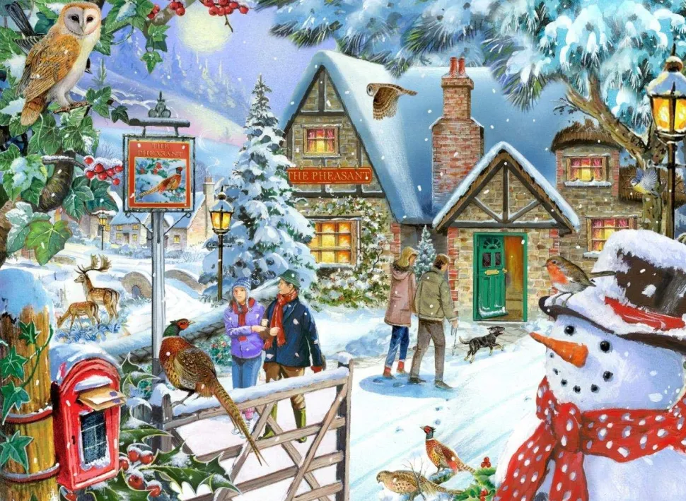 The House of Puzzles - Legpuzzel - Snowman's View - 1000 stukjes